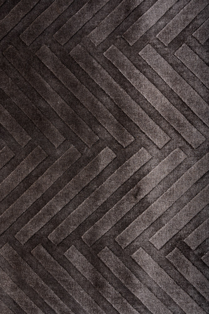 HERRINGBONE Textured Rug 300x250cm
