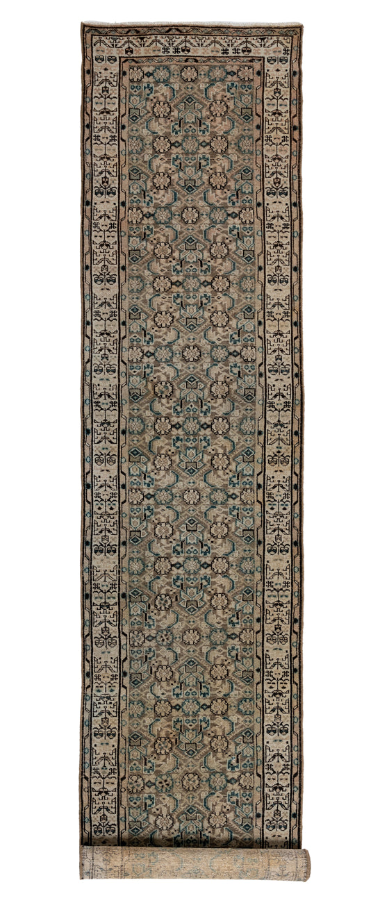 FRALEY Vintage Distressed Sarouk Runner 502x80