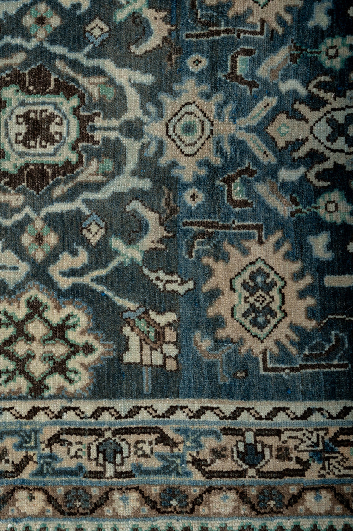BANSI 1 Vintage Distressed Sarouk 415x105cm