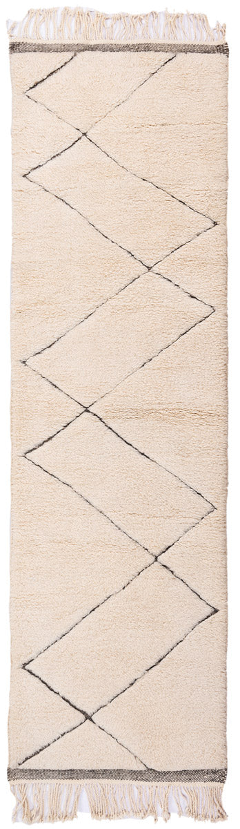 JALYN Moroccan Berber Beni Ourain Runner 314x88cm