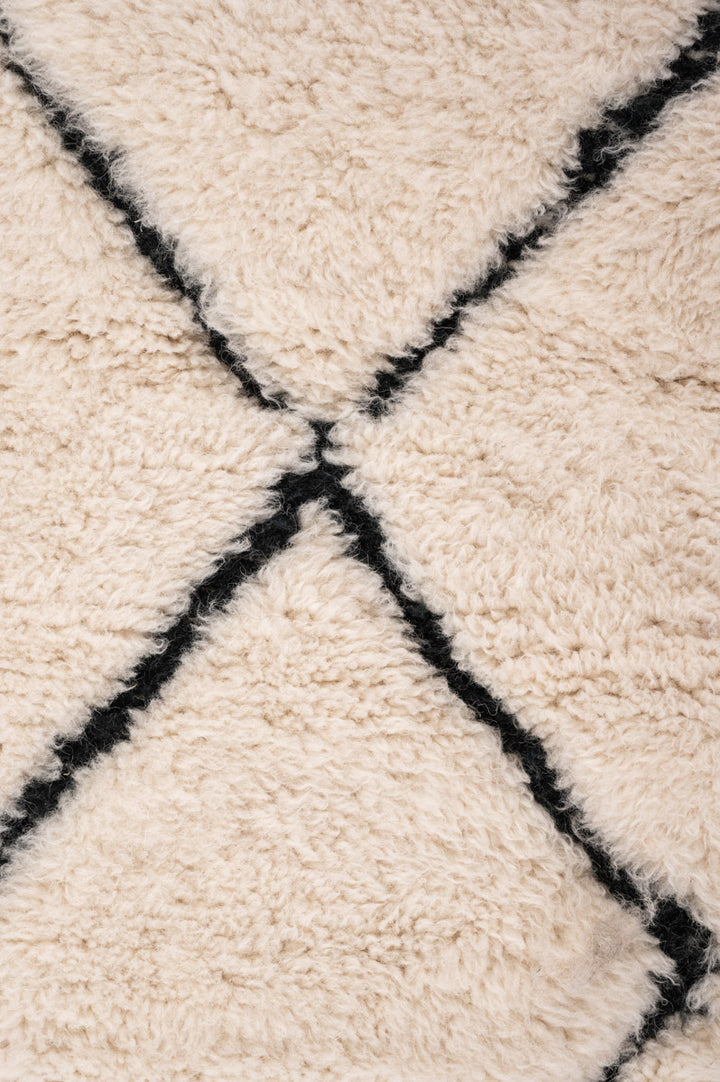 JANE Moroccan Berber Beni Ourain Runner 309x84cm