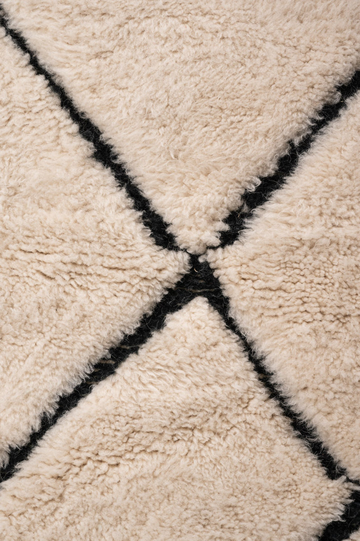 JANE Moroccan Berber Beni Ourain Runner 309x84cm