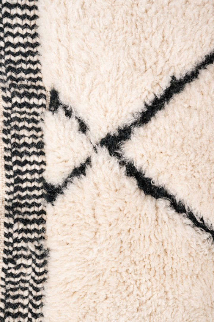 JANE Moroccan Berber Beni Ourain Runner 309x84cm