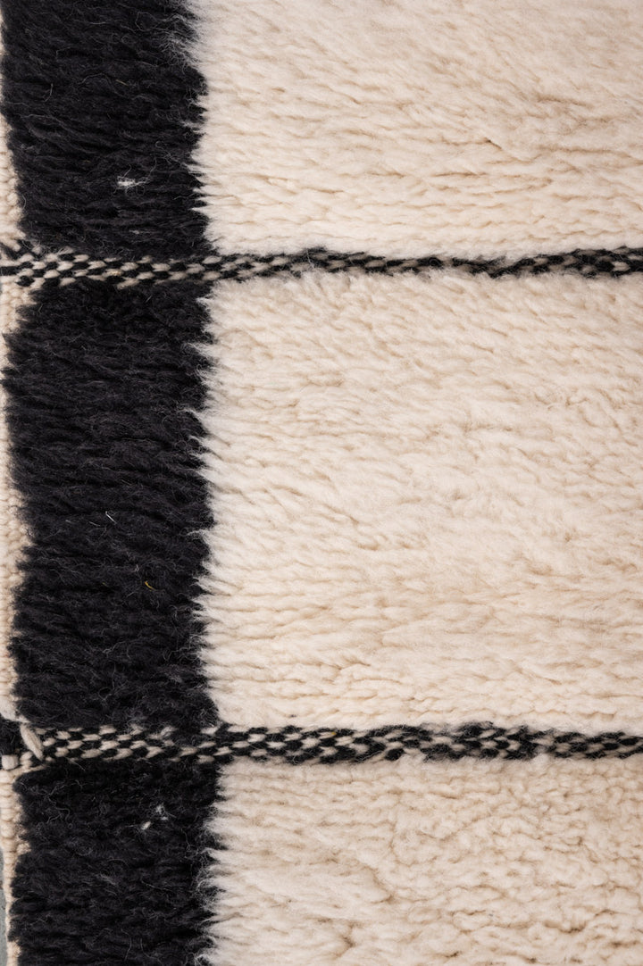 KADE Moroccan Berber Beni Ourain Runner 310x82cm
