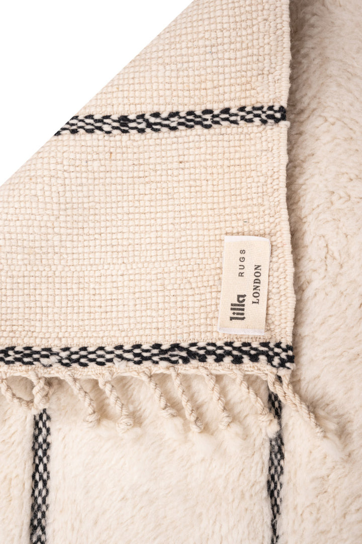 KADE Moroccan Berber Beni Ourain Runner 310x82cm
