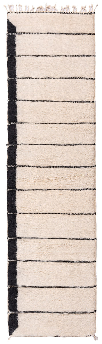 KADE Moroccan Berber Beni Ourain Runner 310x82cm