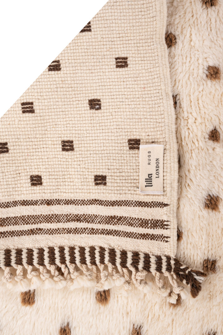 LAR Moroccan Berber Beni Ourain Runner 217x103cm