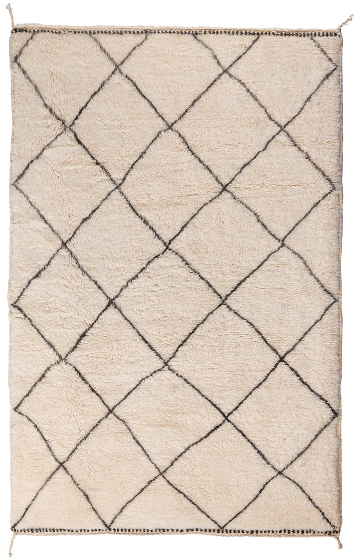 BRIELLE Moroccan Berber Beni Ourain 184x116cm