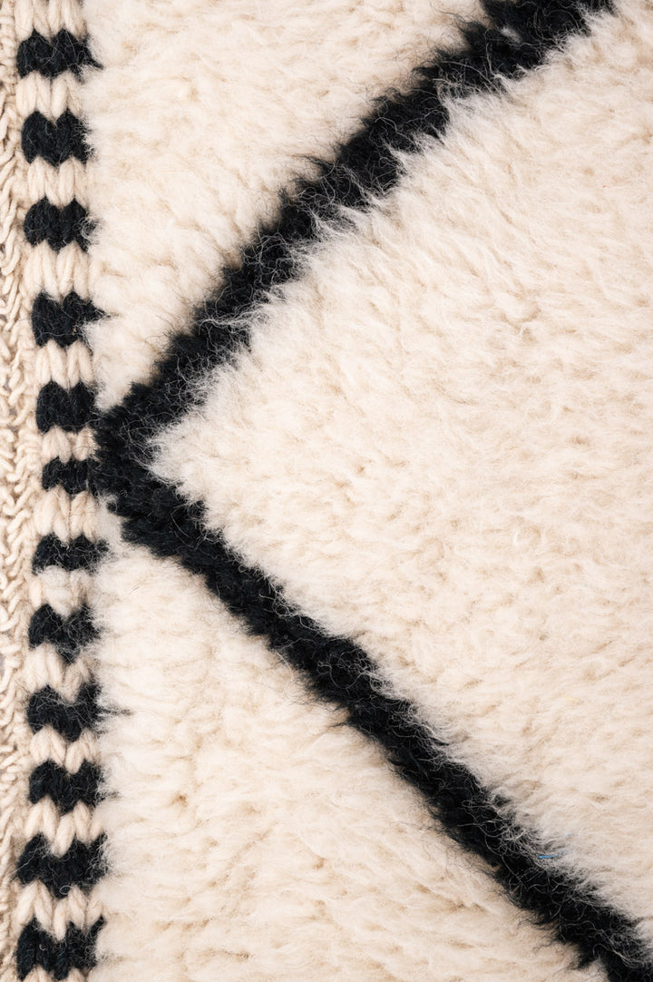 MYRA Moroccan Berber Beni Ourain Runner 199x107cm
