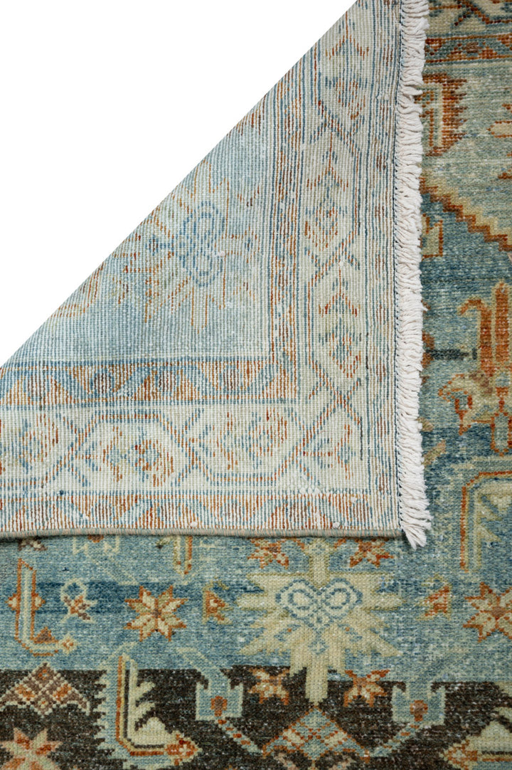 FAITH Vintage Distressed  Persian Malayer Runner 387x100cm