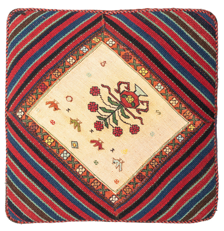 NAVID Vintage Ottoman 50x48x46cm