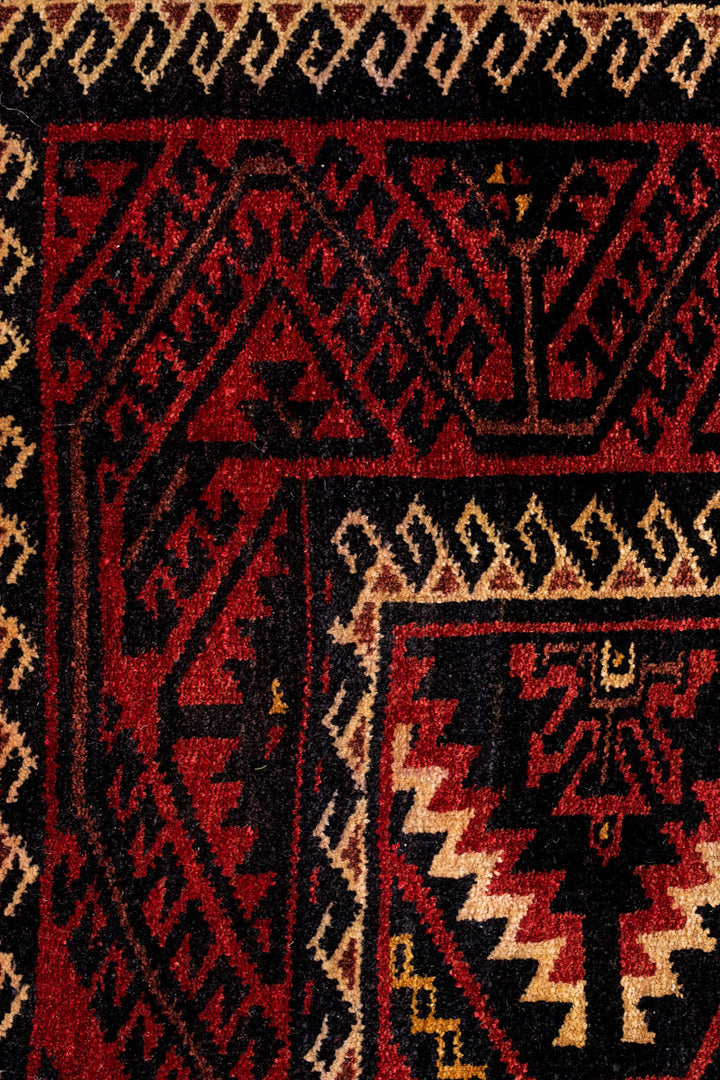 THYME Persian Baluch 255x119cm Red Rug