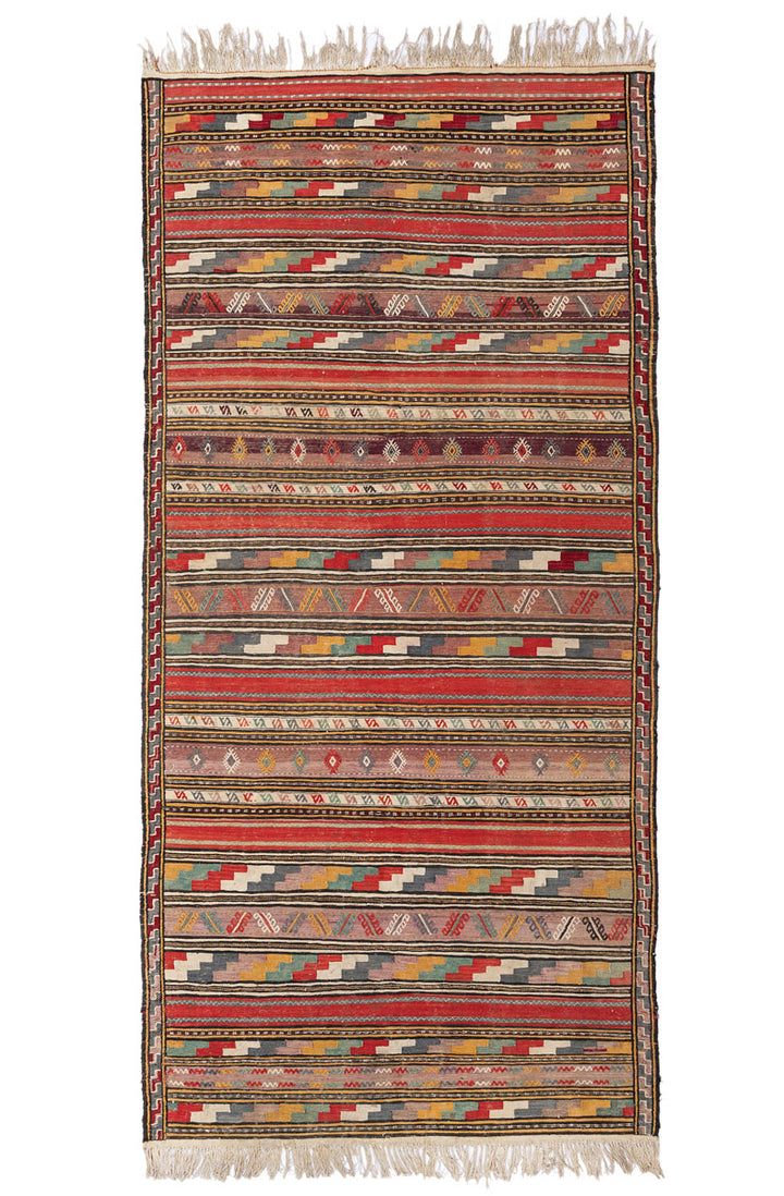MALA Vintage Qashqai Kilim 433x160cm