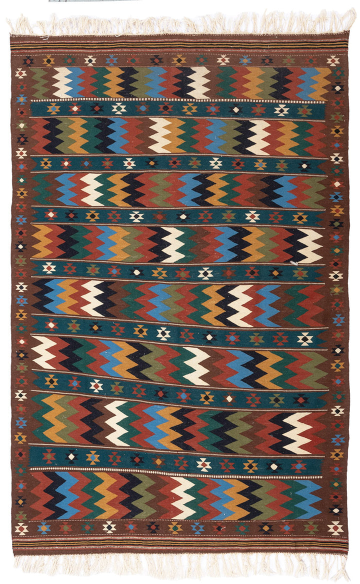 WILLOW Fine Vintage Qashqai Kilim 297x192cm