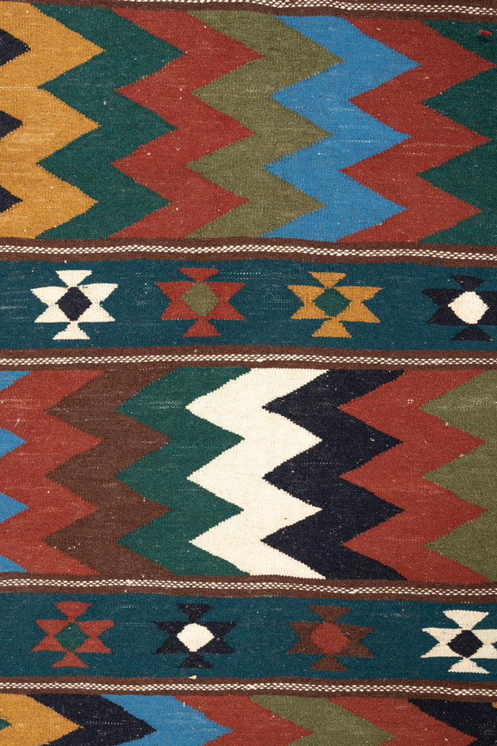 WILLOW Fine Vintage Qashqai Kilim 297x192cm