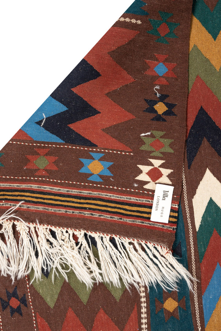 WILLOW Fine Vintage Qashqai Kilim 297x192cm