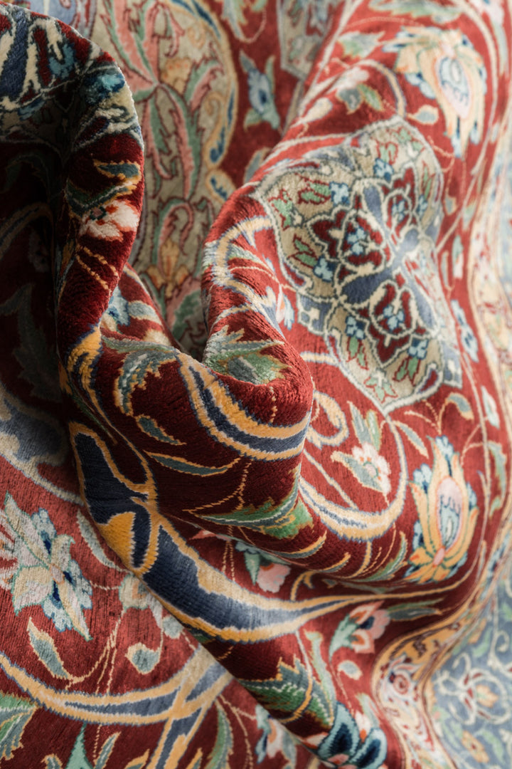 BORDEAUX Persian Qum Silk 200x130cm