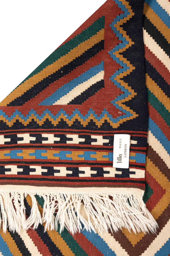 PAYTYN Fine Vintage Qashqai Kilim 192x130cm