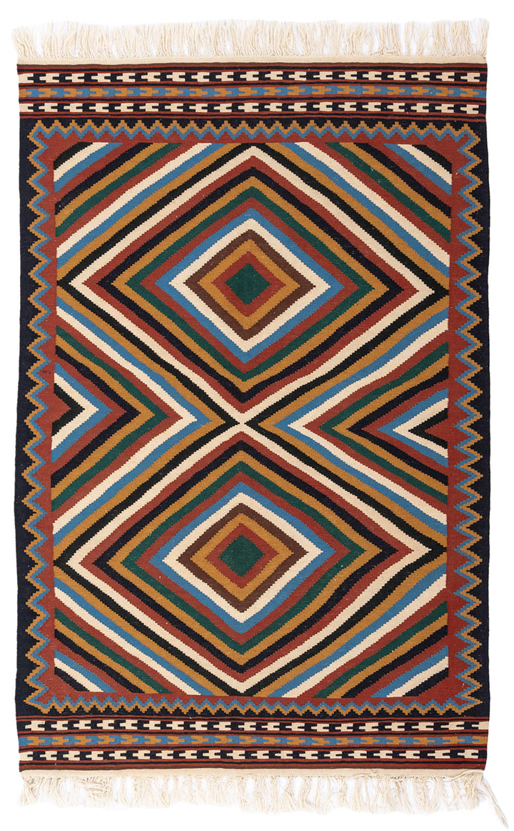 PAYTYN Fine Vintage Qashqai Kilim 192x130cm