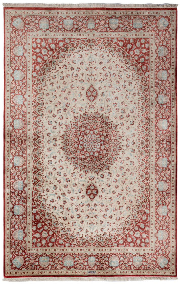 CLAIRE Signed Qum Silk 196x129cm
