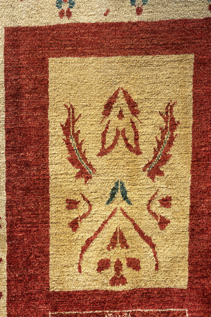 SINA Persian Loribaft 103x101cm Terracotta and Orange