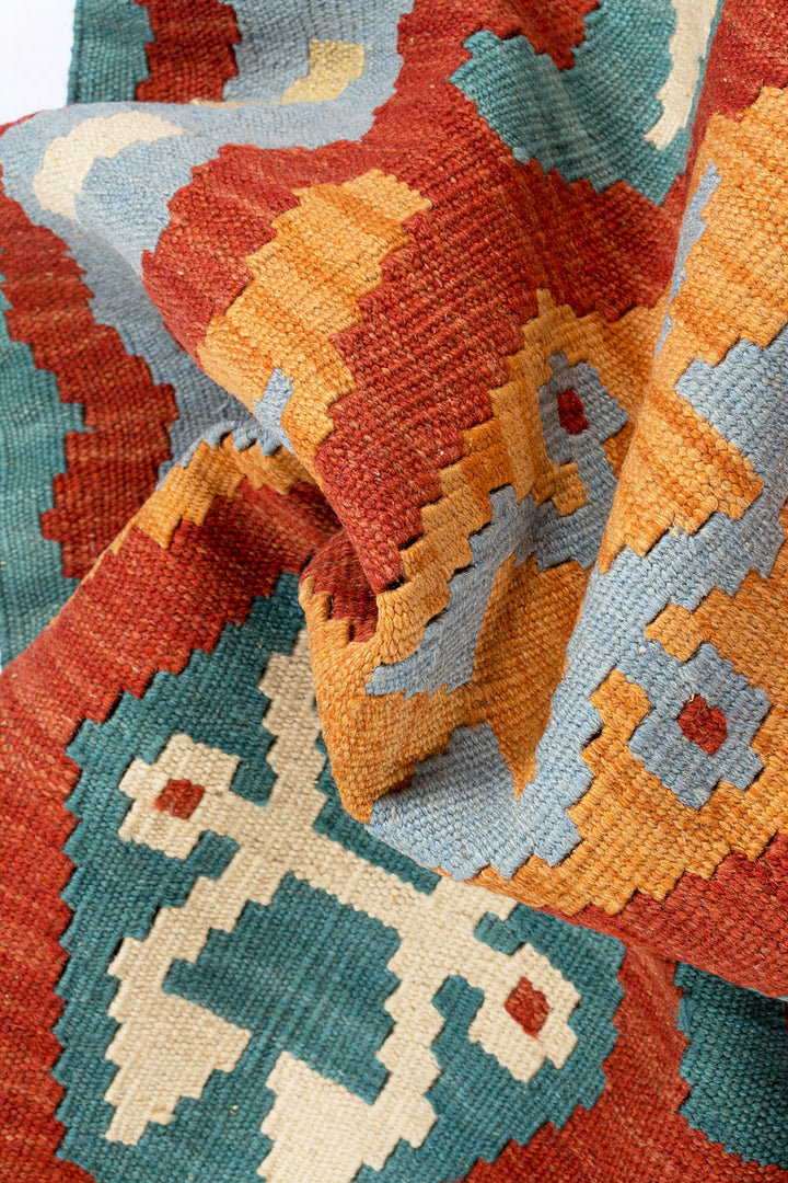 CARA Qashqai Kilim Runner 297x83cm