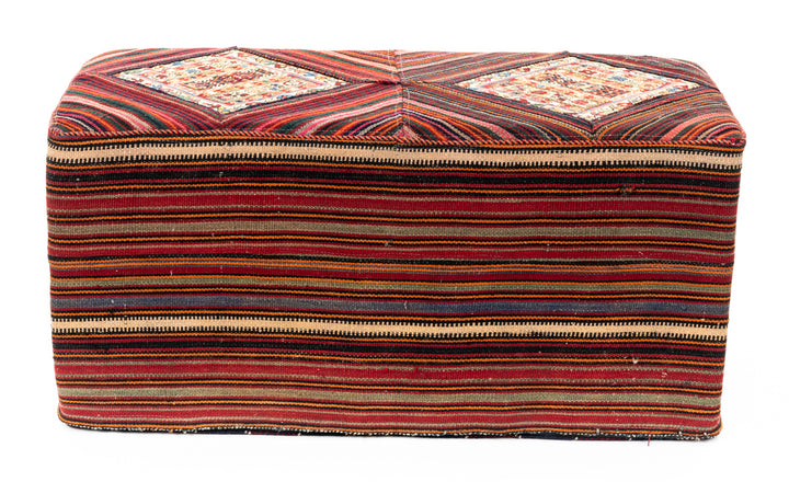 ELLIE Vintage Ottoman 100x50x46cm