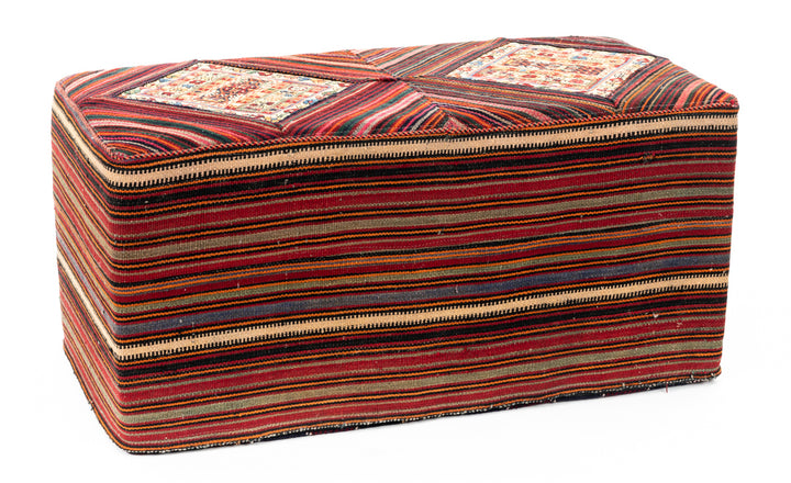 ELLIE Vintage Ottoman 100x50x46cm