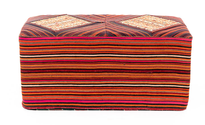ZAHRA Vintage Ottoman 100x50x46cm