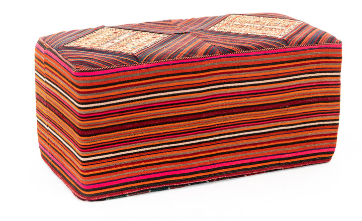 ZAHRA Vintage Ottoman 100x50x46cm
