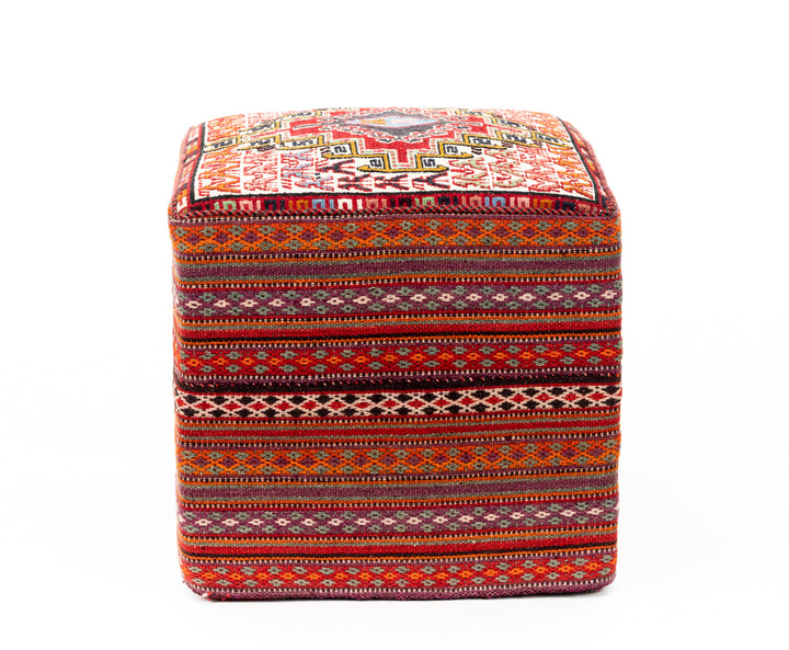 DAMA Vintage Silk Ottoman 50x48x46cm