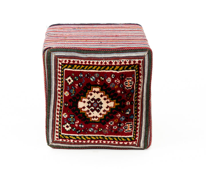 FELIX Vintage Ottoman 50x48x46cm