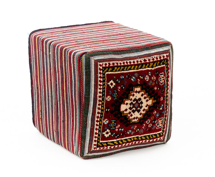 FELIX Vintage Ottoman 50x48x46cm
