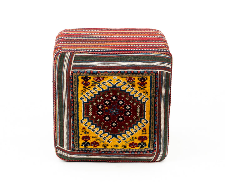 LANCE Vintage Ottoman 50x48x46cm