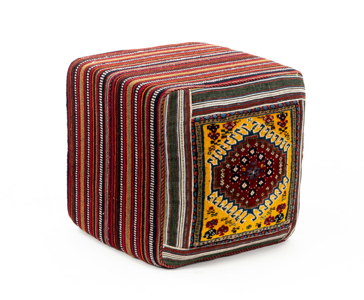 LANCE Vintage Ottoman 50x48x46cm