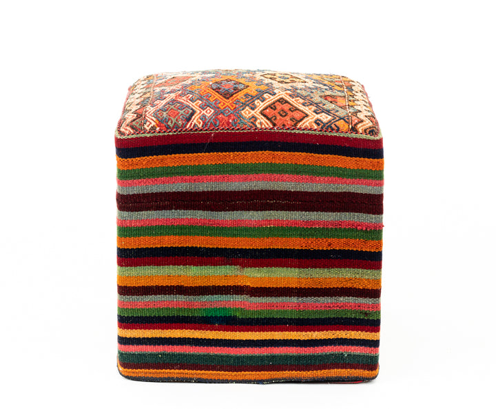 ACSAH Vintage Ottoman 50x48x46cm