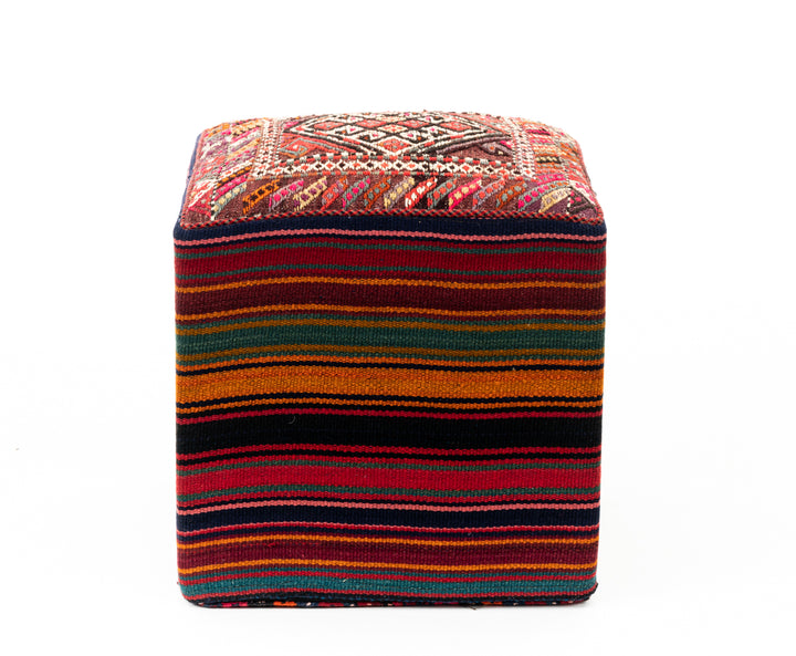 CHANTIK Vintage Ottoman 50x48x46cm