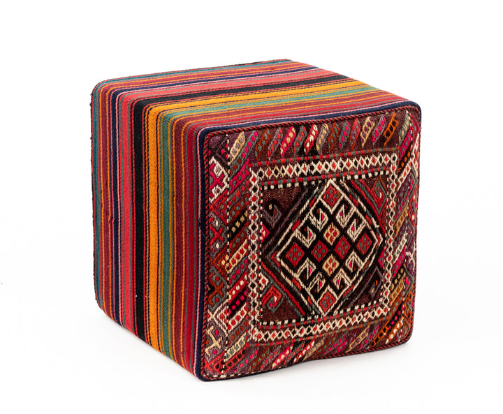 CHANTIK Vintage Ottoman 50x48x46cm