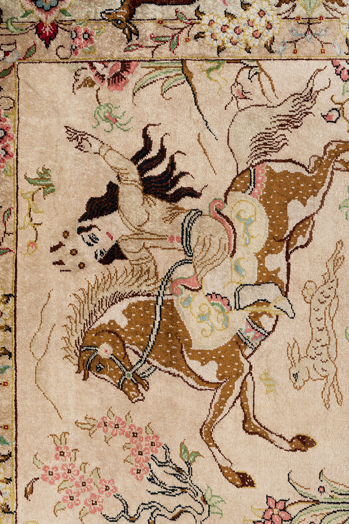 KEW Signed Qum Silk 148x100cm
