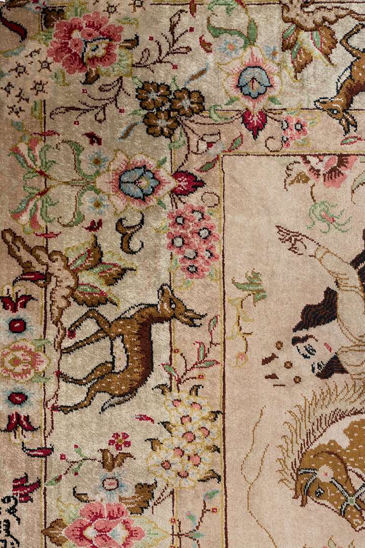 KEW Signed Qum Silk 148x100cm