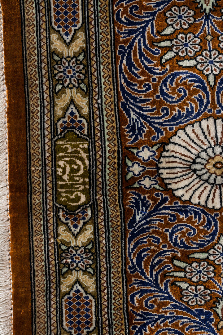 PARADISE Signed Qum Silk 242x154cm