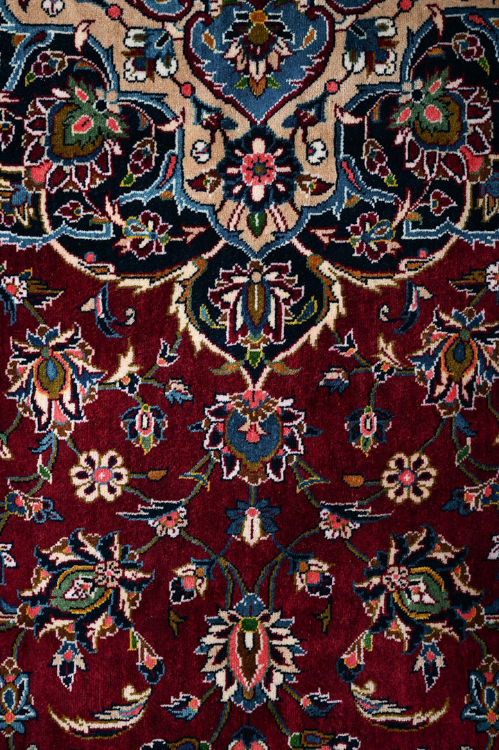 KEERA Signed Kashan Silk 220x142cm