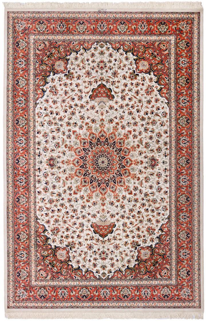 QUEENS Signed Qum Silk 297x195cm