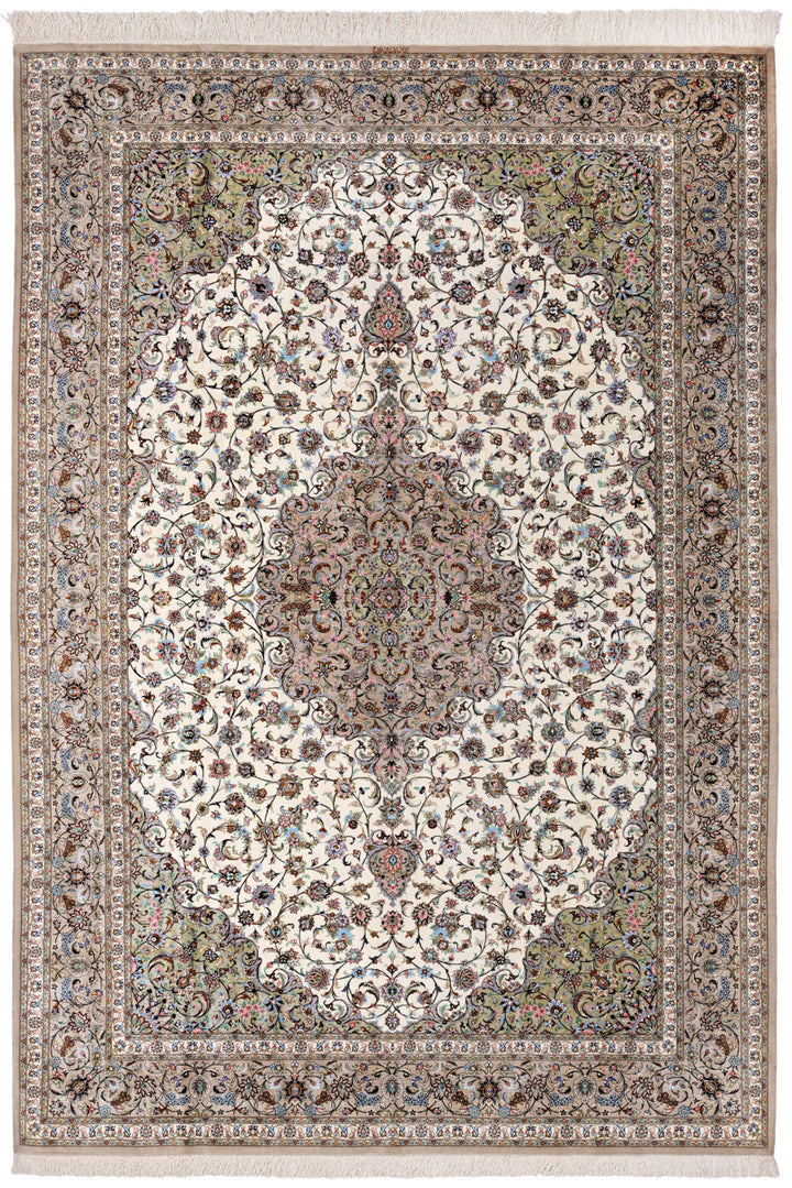 JESSY Signed Kashan Silk 291x197cm
