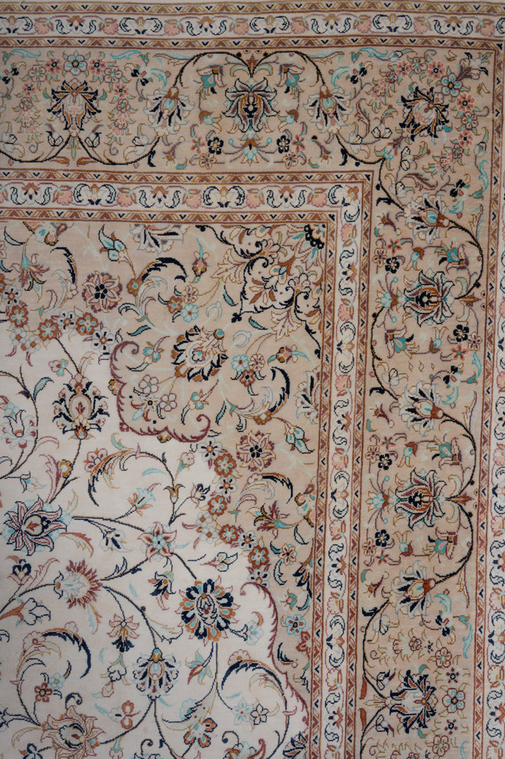 MIRVA Signed Kashan Silk 240x155cm