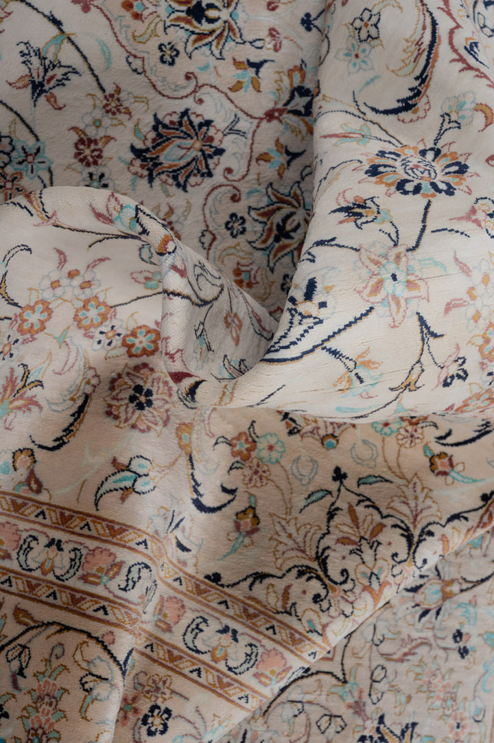 MIRVA Signed Kashan Silk 240x155cm