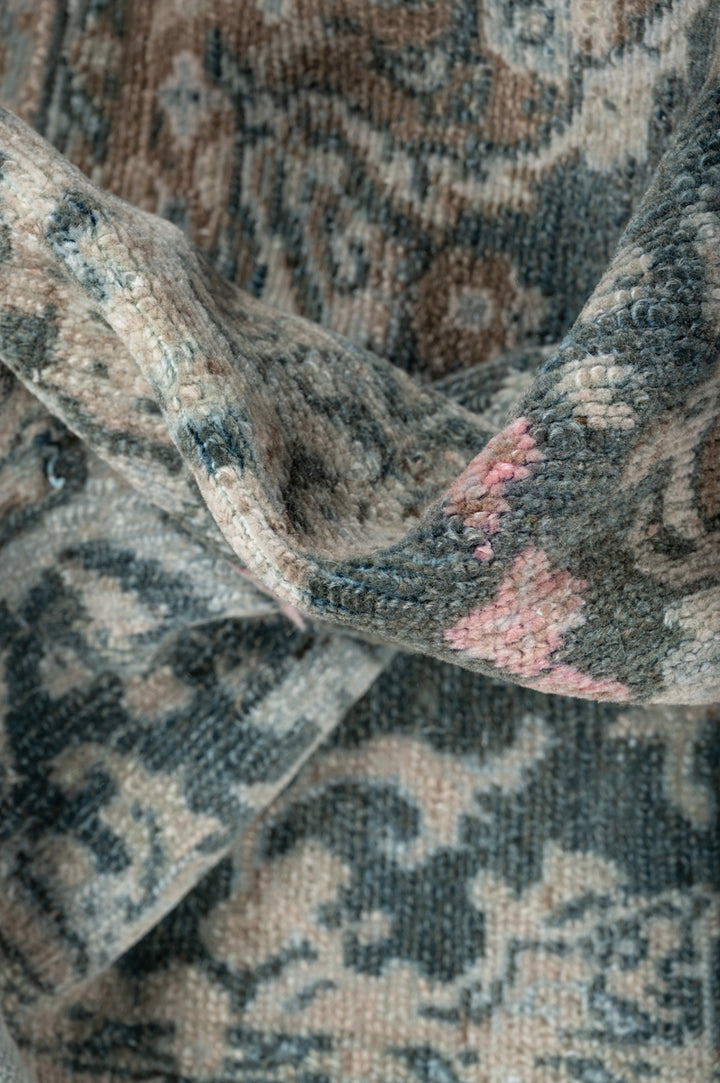 HANA Vintage Distressed Sarouk Runner 552x75cm