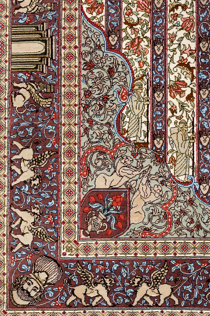 ALICE Signed Qum Silk 150x100cm