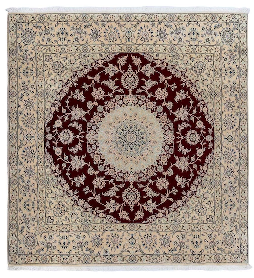 ANOOSH Persian Nain 9La 204x200cm Red