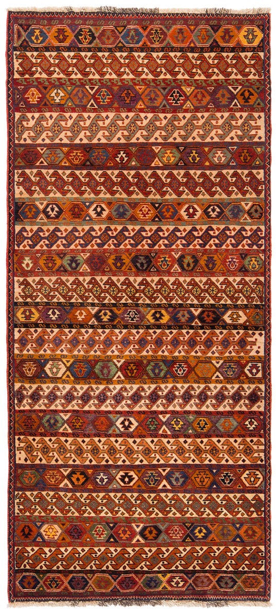Lilla Rugs DIXIE Persian Qashqai Runner 262x113cm